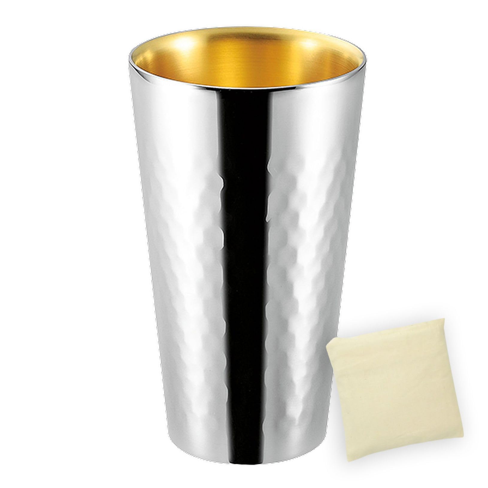 Hammered Double Layer Straight Inner Gold Made in Japan with SimpleBag Made in J-kitchens Tumbler, Cup, 250ml, 250ml, (Set Vietnam)
Hammered Double Layer Straight Inner Gold Made in Japan with SimpleBag Made in J-kitchens Tumbler, Cup, 250ml, 250ml, (Set Vietnam)