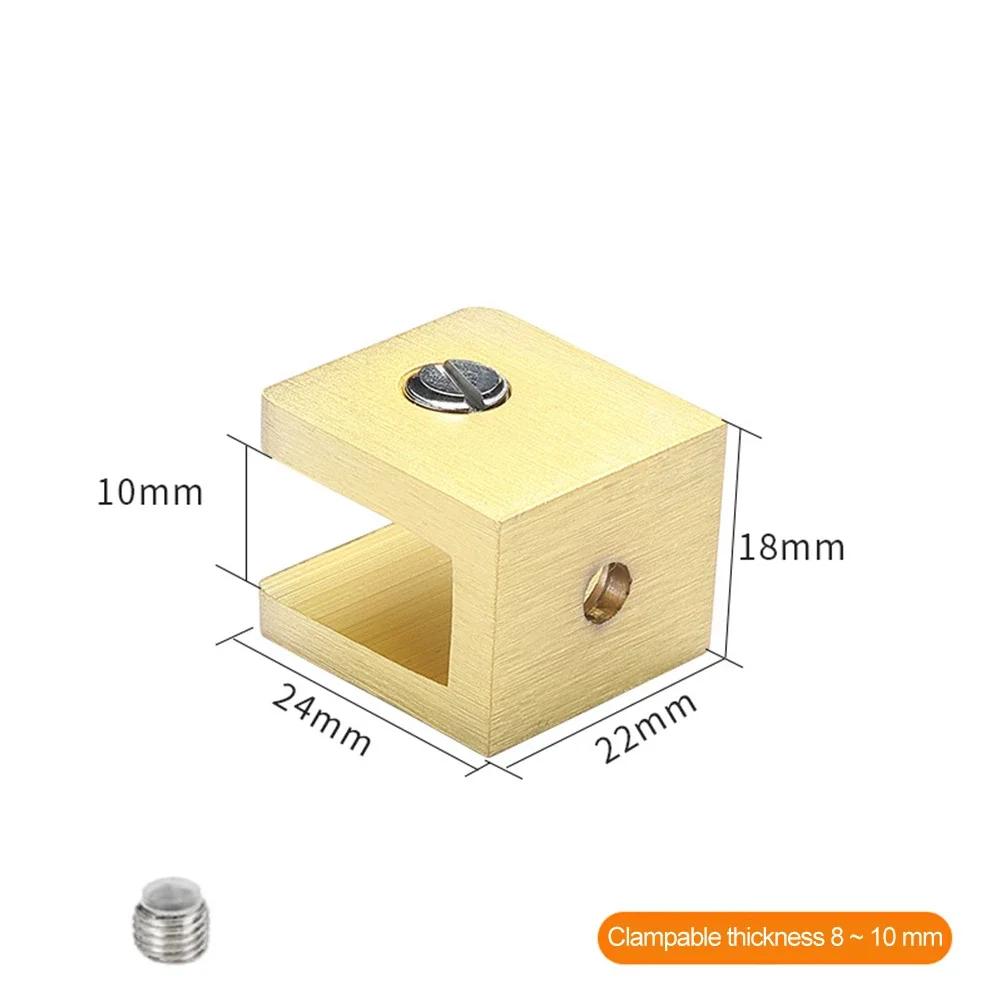 1 Pcs Glass Clamp 4-8mm Black Silver Shelf Holder Support Furniture Accessory Fittings Adjustable Screw Bracket Clips Hardware
1 Pcs Glass Clamp 4-8mm Black Silver Shelf Holder Support Furniture Accessory Fittings Adjustable Screw Bracket Clips Hardware