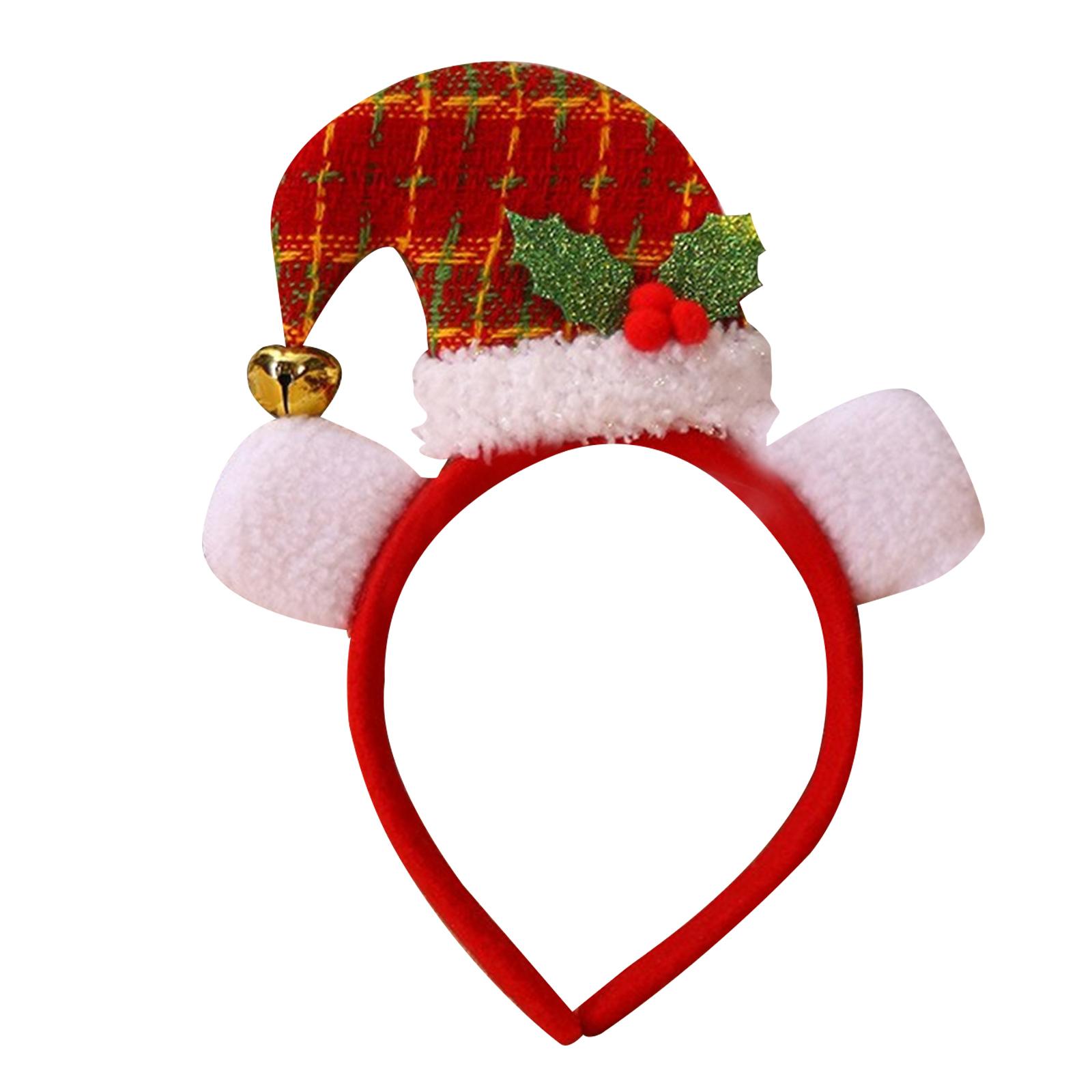 Merry Christmas Decorations Party Santa Hat Hairhoop with Jingle Bells Stage Performances Hairband Festival Supplies A
Merry Christmas Decorations Party Santa Hat Hairhoop with Jingle Bells Stage Performances Hairband Festival Supplies A