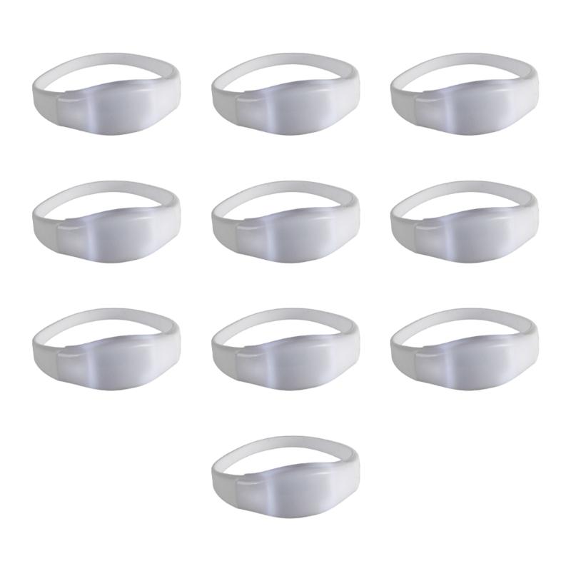 10pcs Silicone Bracelets Voice Activated Bangles Multicolors Flashing Light Wrist Bands Elegant Party Accessories білий
10pcs Silicone Bracelets Voice Activated Bangles Multicolors Flashing Light Wrist Bands Elegant Party Accessories білий