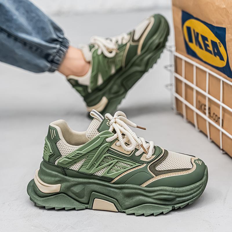 2025 new style men s shoes summer niche mesh casual sneaker teenagers green platform height-increasing fashionable shoes for old fathers 44
2025 new style men s shoes summer niche mesh casual sneaker teenagers green platform height-increasing fashionable shoes for old fathers 44