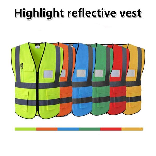 Новое высокое качество отражающей Vest Безопасности Работа Вест Высокая видимость 5Pockets Строительство трафика Reflectivestrip Куртка
Новое высокое качество отражающей Vest Безопасности Работа Вест Высокая видимость 5Pockets Строительство трафика Reflectivestrip Куртка