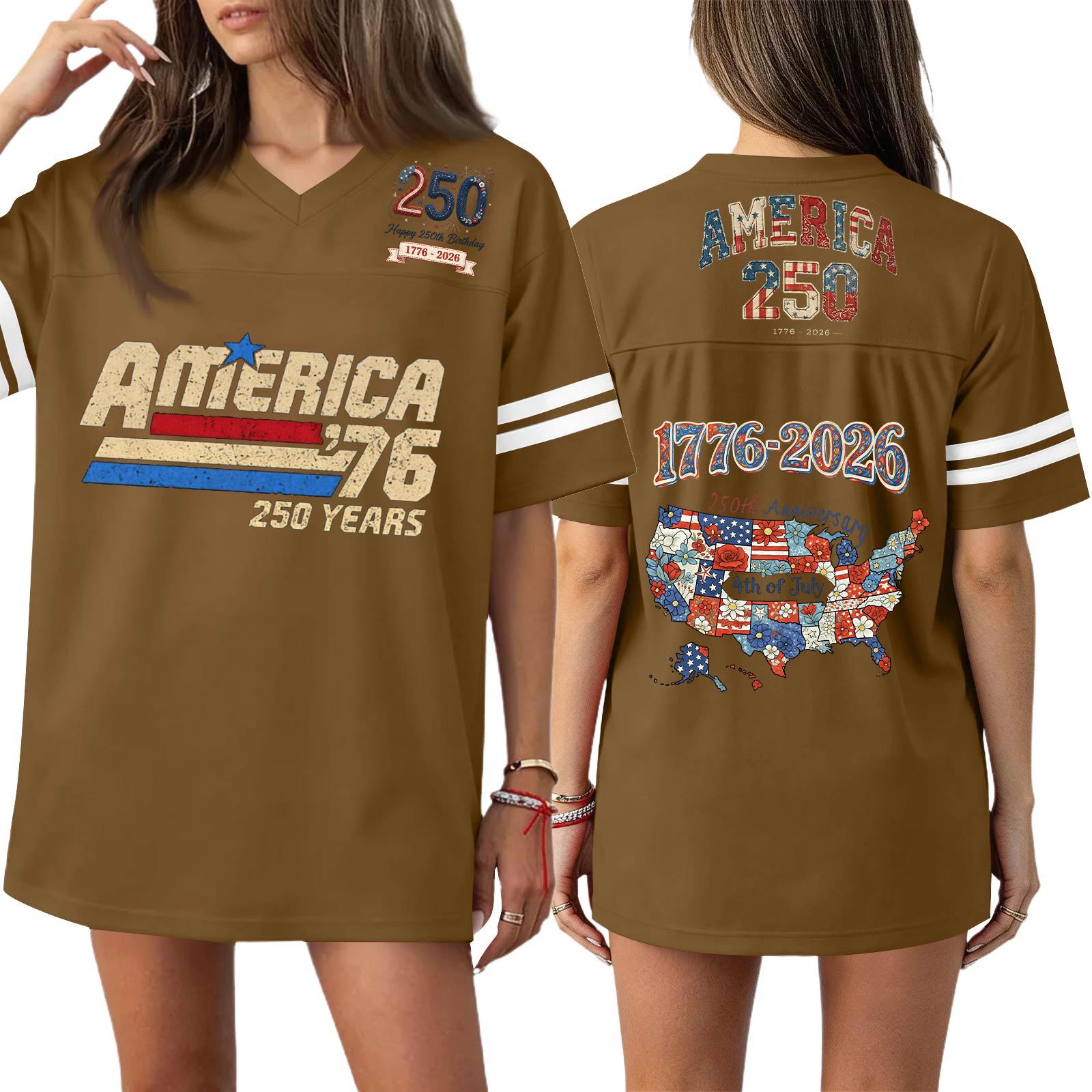 Womens V Neck Short Sleeve Loose Fit T Shirt America 250 Years Printed Graphic Top 1776 2026 Map Design M коричневый
Womens V Neck Short Sleeve Loose Fit T Shirt America 250 Years Printed Graphic Top 1776 2026 Map Design M коричневый