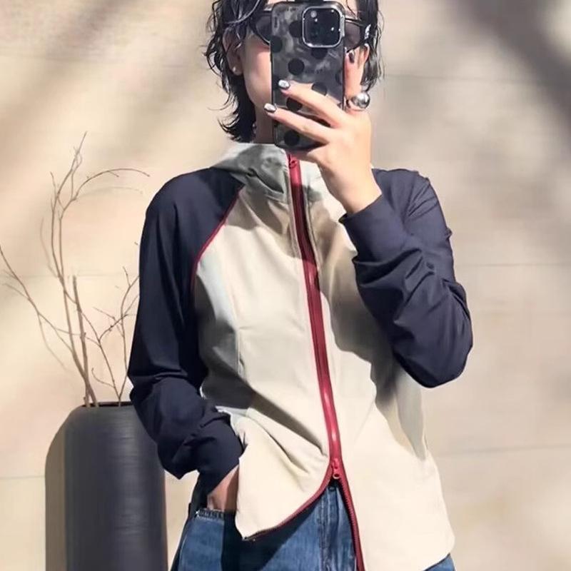 2025 Women s Color Block Hooded Casual Windbreaker - Stylish Long Sleeve Jacket for Spring & Autumn Medium
2025 Women s Color Block Hooded Casual Windbreaker - Stylish Long Sleeve Jacket for Spring & Autumn Medium