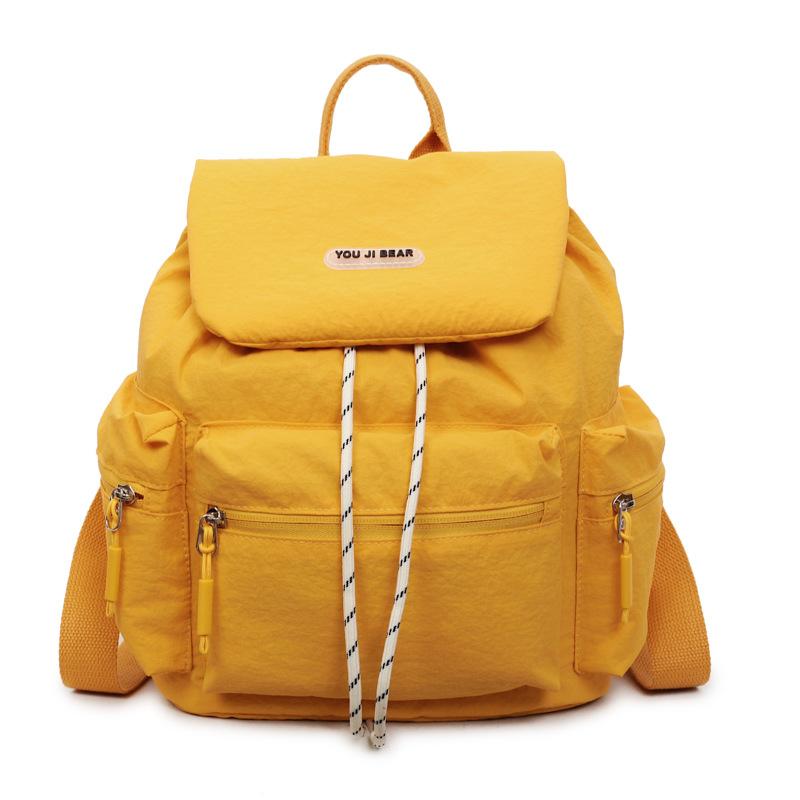 Women Casual Backpacks Large Capacity Nylon Shoulder Bag College Student Schoolbags Solid Lightweight Mochilas 28-24-12CM жовтий
Women Casual Backpacks Large Capacity Nylon Shoulder Bag College Student Schoolbags Solid Lightweight Mochilas 28-24-12CM жовтий
