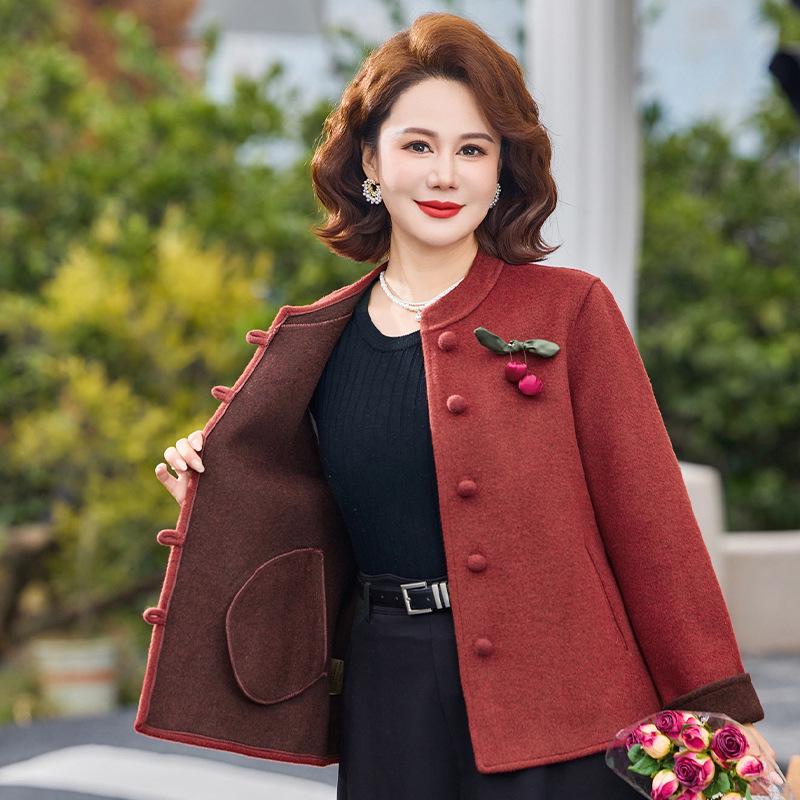 Spring Wool Coat for Middle-Aged and Elderly Women - Stylish Wide-Leg Design 5XL (up to 155 jin)
Spring Wool Coat for Middle-Aged and Elderly Women - Stylish Wide-Leg Design 5XL (up to 155 jin)