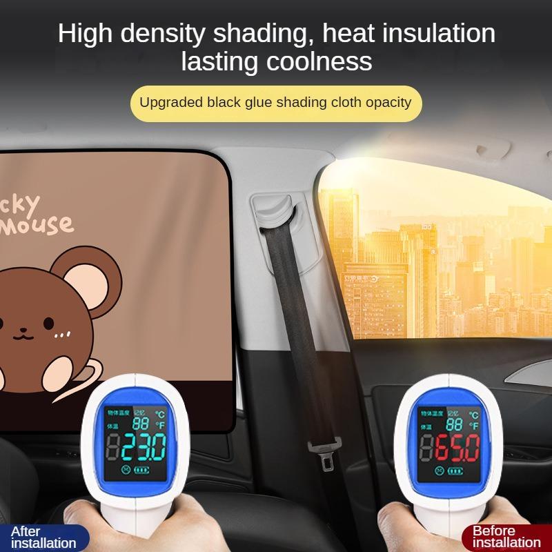 LEIBOO Car SunShade Cartoon Animals Car Side Window Sunshade For Children Magnetic Car Sun Visor Car Sun Protector Accesorios
LEIBOO Car SunShade Cartoon Animals Car Side Window Sunshade For Children Magnetic Car Sun Visor Car Sun Protector Accesorios