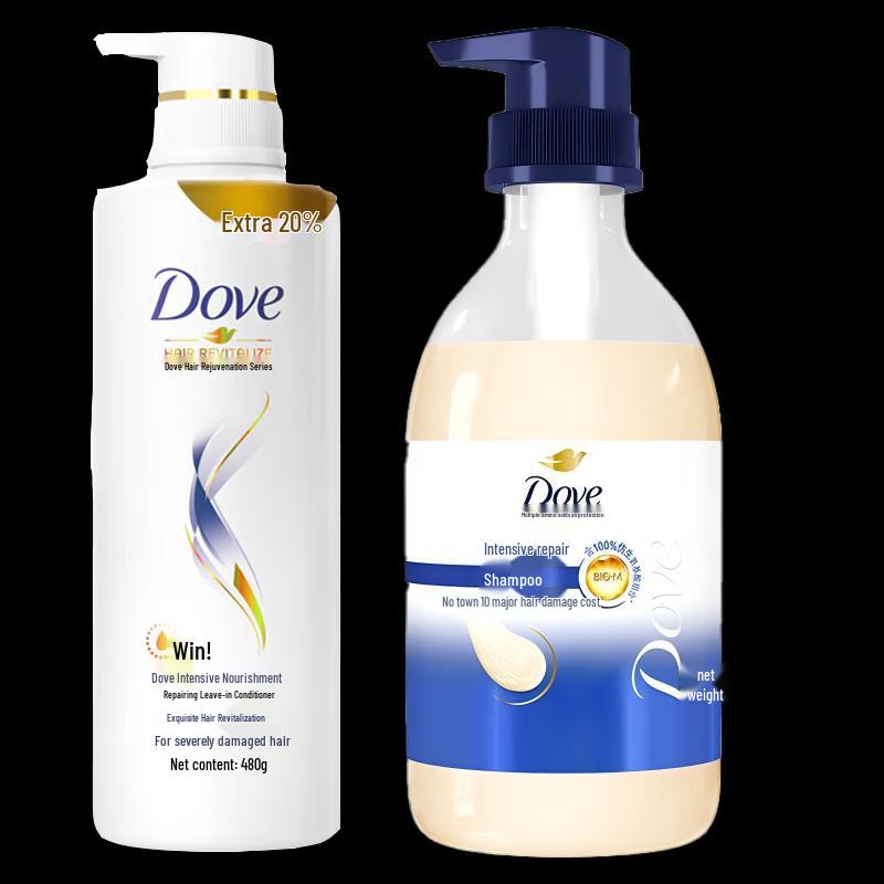 Dove Intensive Repair Shampoo & Conditioner Set
Dove Intensive Repair Shampoo & Conditioner Set