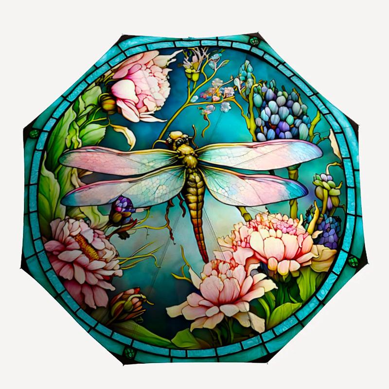 1pc Dragonfly Flowers Automatic Open/Close Umbrella with Folding feature Compact Travel Umbrella, Lightweight design, for Commuting, Business118
1pc Dragonfly Flowers Automatic Open/Close Umbrella with Folding feature Compact Travel Umbrella, Lightweight design, for Commuting, Business118