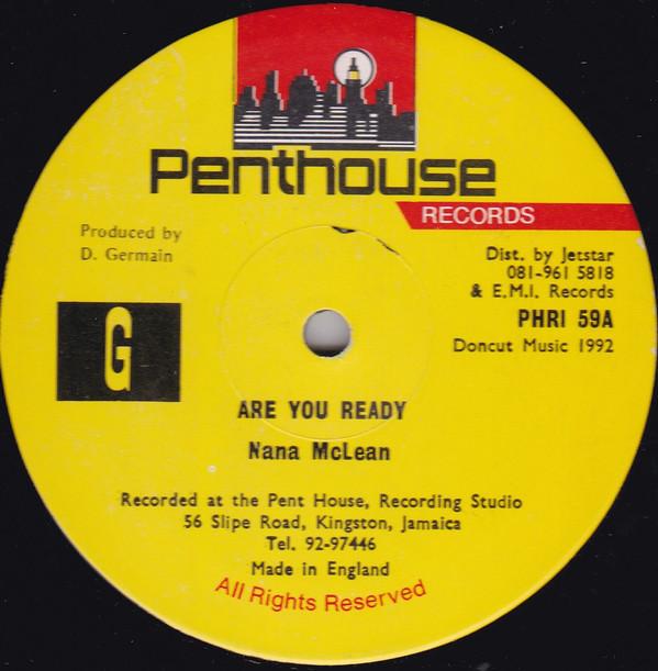 12inch Record NANA MCLEAN - Are You Ready PHRI59 Penthouse Recor 1992 UK Reggae, Ska & Dub Used
12inch Record NANA MCLEAN - Are You Ready PHRI59 Penthouse Recor 1992 UK Reggae, Ska & Dub Used