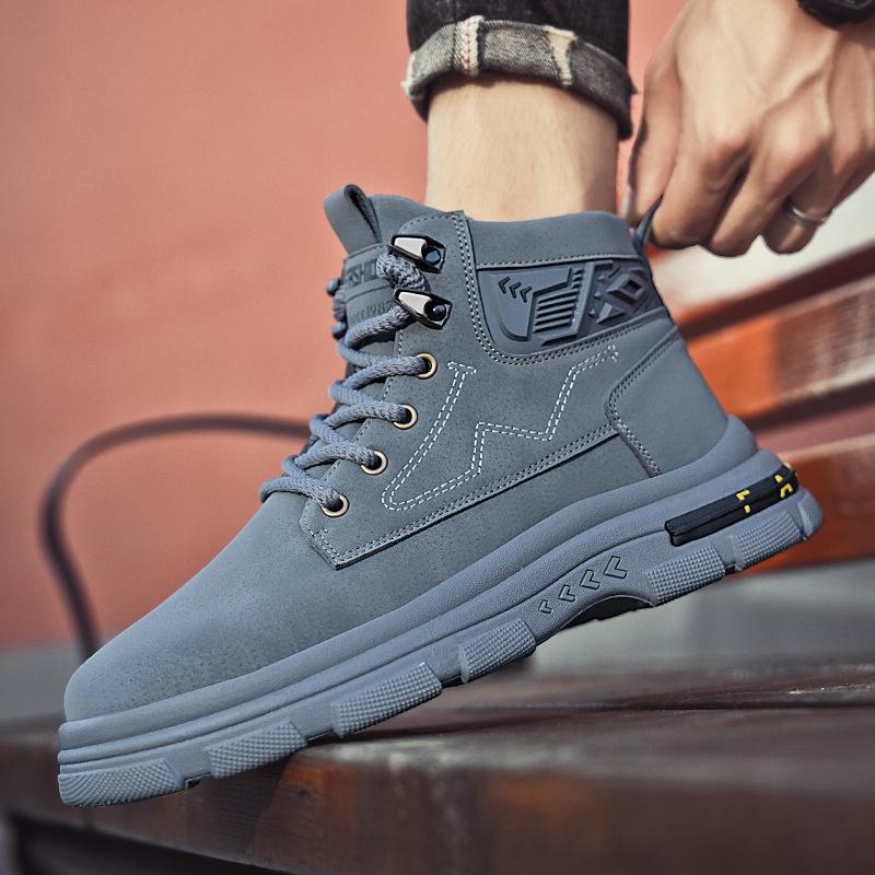 2024 autumn and winter star with the same microfiber men s boots trendy with outdoor tooling rhubarb boots rubber non-slip casual shoes men 39 хакі
2024 autumn and winter star with the same microfiber men s boots trendy with outdoor tooling rhubarb boots rubber non-slip casual shoes men 39 хакі