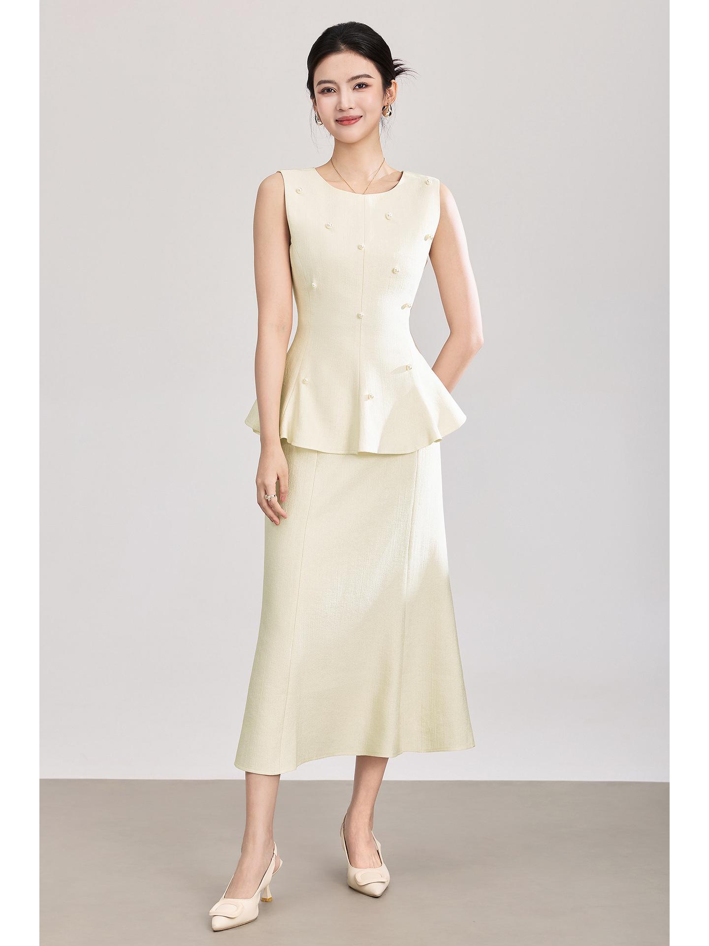 Nanyou Elegant Beaded Bell Sleeve Top & Mid-Length Skirt Set - Spring/Summer L абрикосовий
Nanyou Elegant Beaded Bell Sleeve Top & Mid-Length Skirt Set - Spring/Summer L абрикосовий