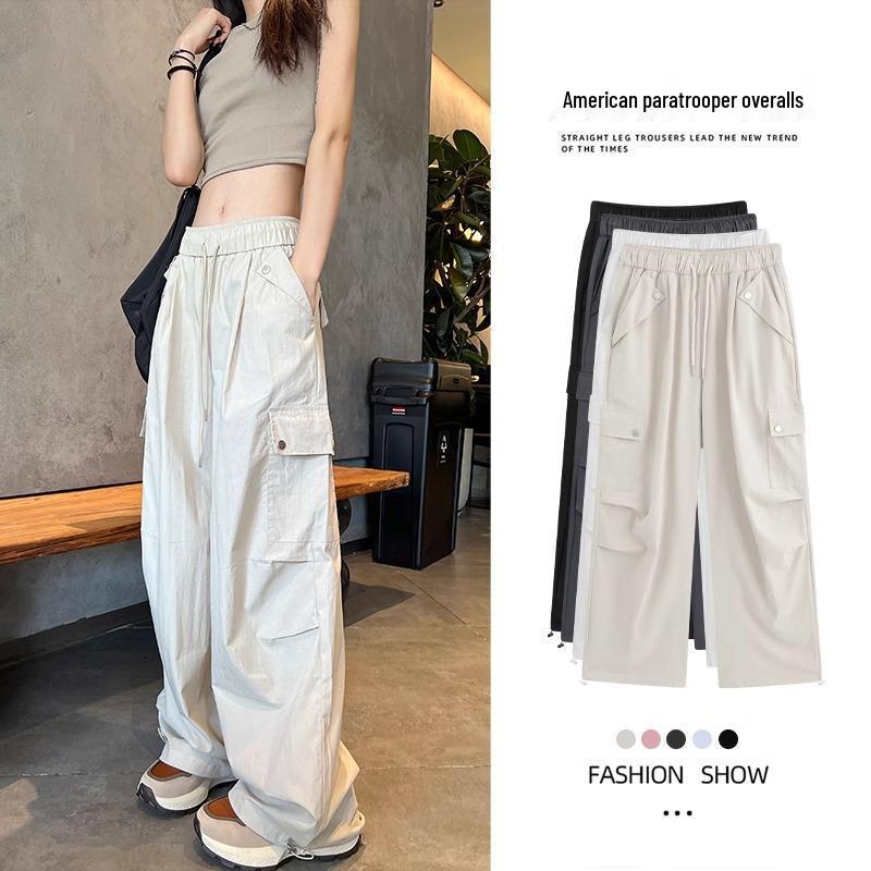 Women s 2025 Spring High-Waisted Wide-Leg Cargo Pants: Loose, Slimming, Floor-Sweeping, Petite Parachute Style XL (121-130 lbs)
Women s 2025 Spring High-Waisted Wide-Leg Cargo Pants: Loose, Slimming, Floor-Sweeping, Petite Parachute Style XL (121-130 lbs)