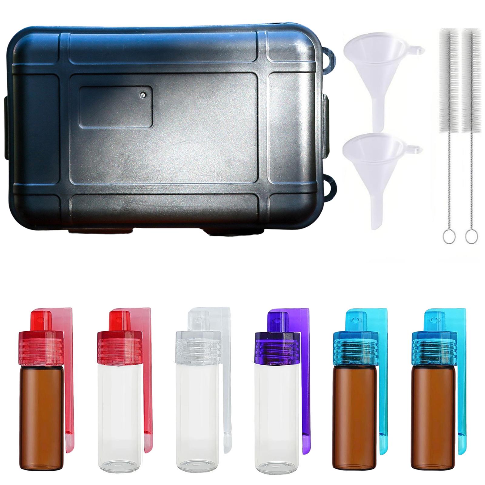 Spice Jar Set with Cleaning Brushes Funnels Leakproof Bottles and Storage Case for Kitchen Cooking Travel Organization One Size
Spice Jar Set with Cleaning Brushes Funnels Leakproof Bottles and Storage Case for Kitchen Cooking Travel Organization One Size