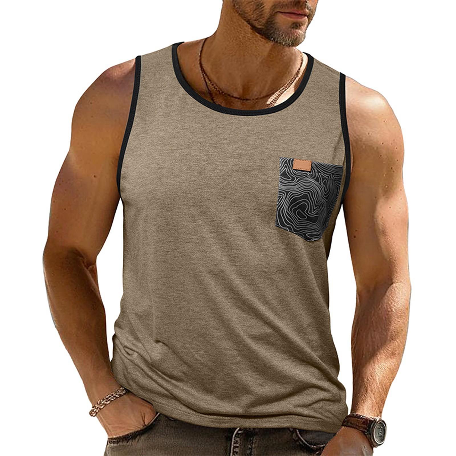 Men s Sport Sleeveless T-shirt Breathable Slim Undershirt Pocket Top Vest XXL
Men s Sport Sleeveless T-shirt Breathable Slim Undershirt Pocket Top Vest XXL