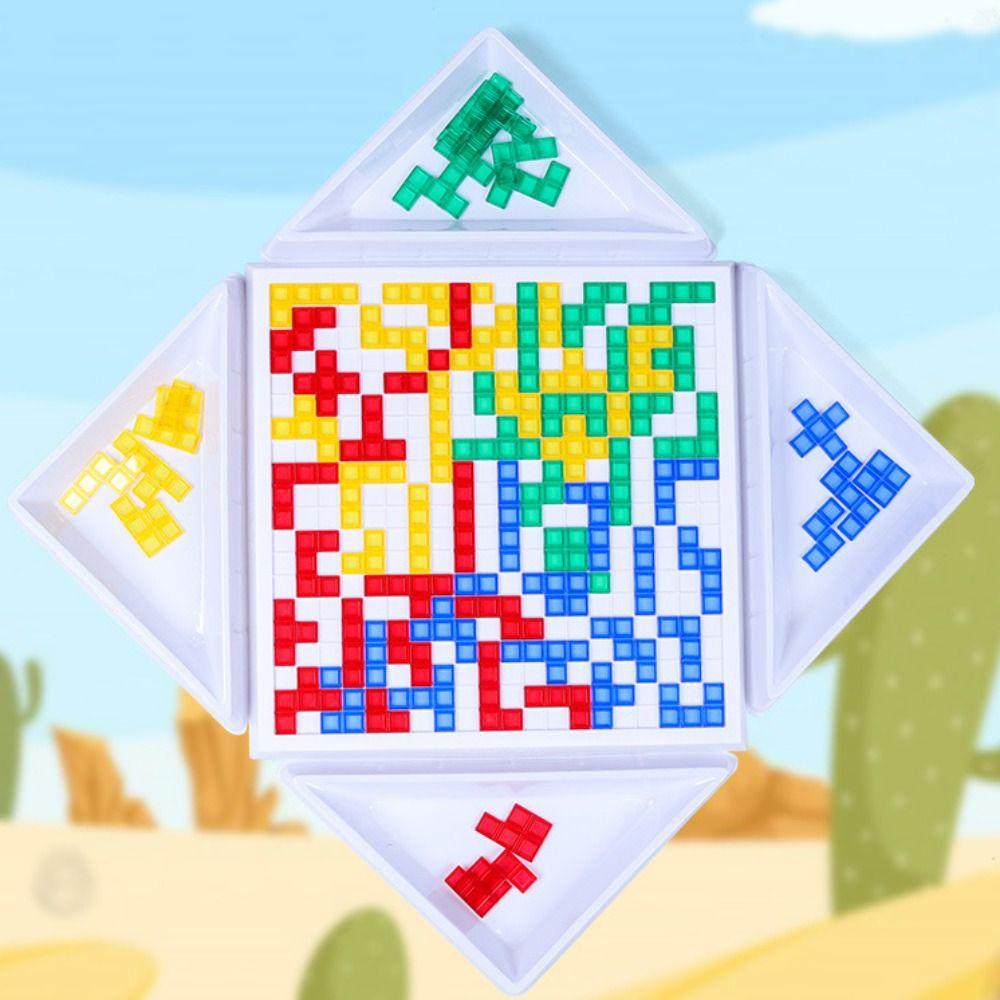 Early Education Colored Squares Game Montessori Puzzle Strategy Board Children Kids 1set
Early Education Colored Squares Game Montessori Puzzle Strategy Board Children Kids 1set