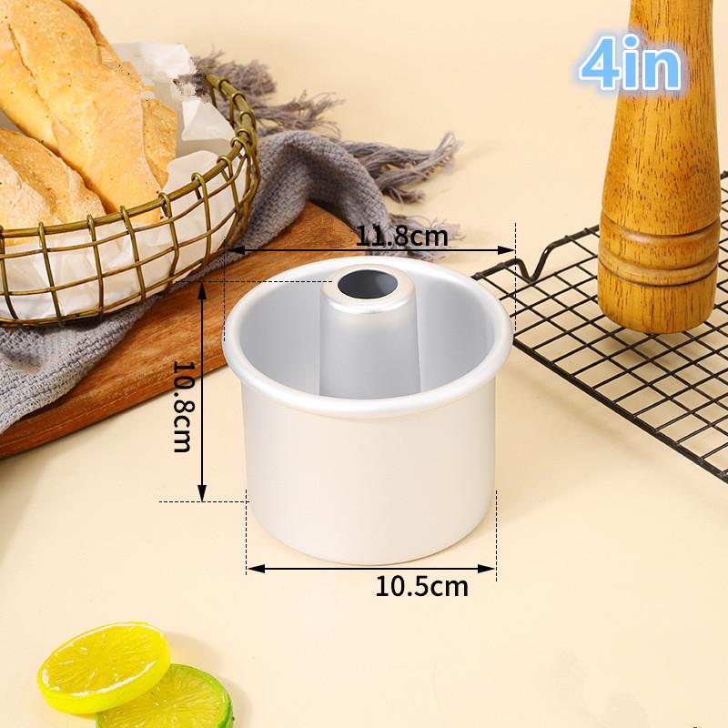 Круглая форма для шифонового пирога с отверстием посередине, форма для тостового хлеба со съемным дном, полая форма с трубой, инструменты для DIY выпечки, модель для выпечки, хлебница 4in
Круглая форма для шифонового пирога с отверстием посередине, форма для тостового хлеба со съемным дном, полая форма с трубой, инструменты для DIY выпечки, модель для выпечки, хлебница 4in