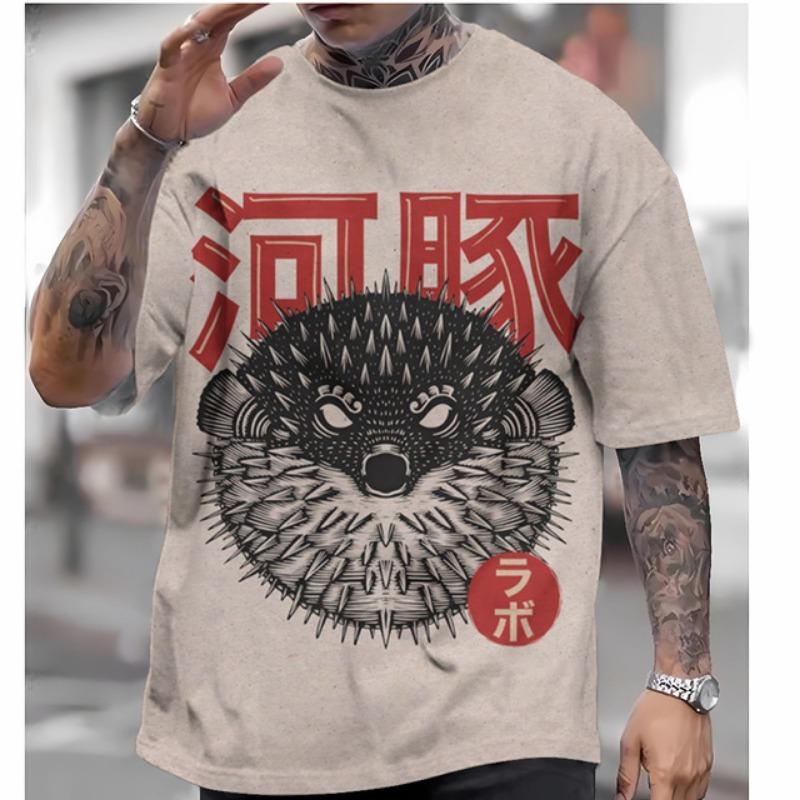 Футболка в японском стиле для мужчин Футболки с графикой Ukiyo-e Футболки с 3D-принтом Футболки с коротким рукавом Мужская одежда больших размеров Топы Лето XL
Футболка в японском стиле для мужчин Футболки с графикой Ukiyo-e Футболки с 3D-принтом Футболки с коротким рукавом Мужская одежда больших размеров Топы Лето XL