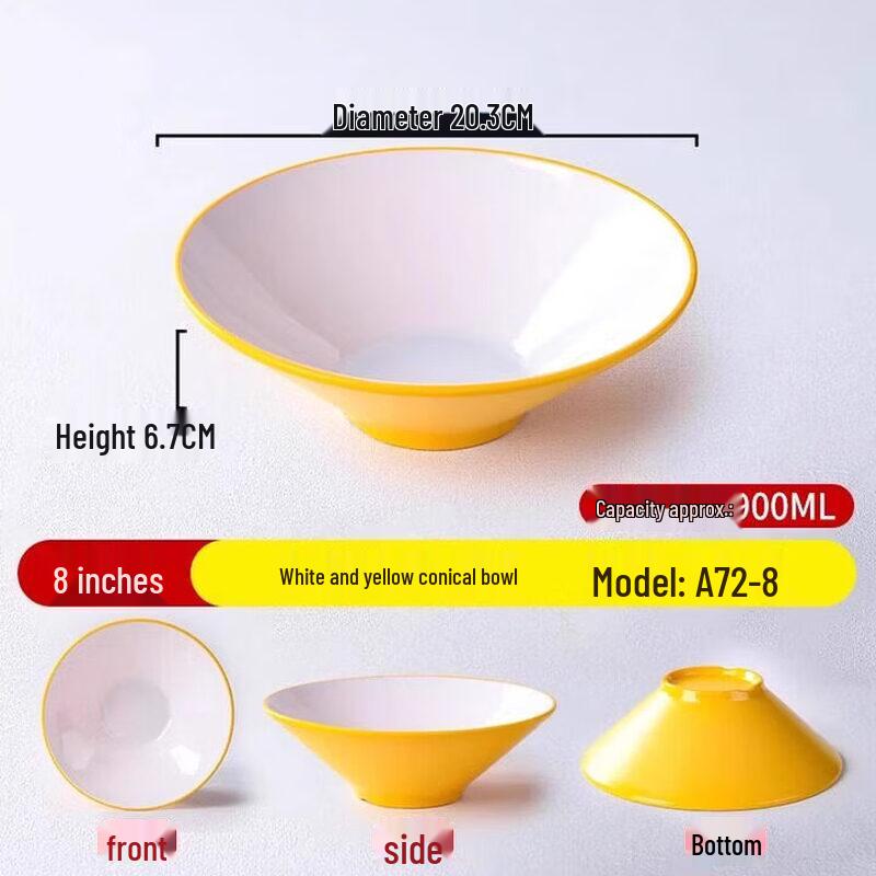 Melamine Commercial Noodle & Soup Bowl
Melamine Commercial Noodle & Soup Bowl