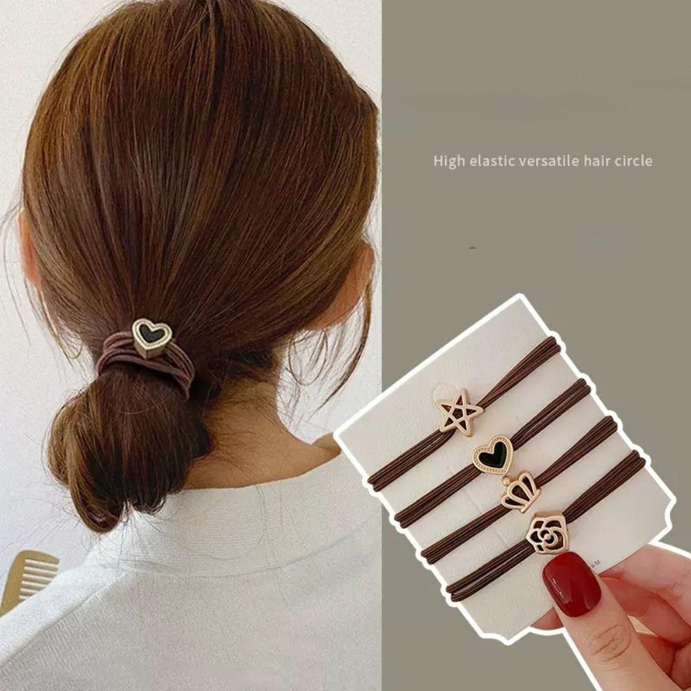 Flower Bow Satr Heart Elastic Hair Ring Black Hair Rope Female Hair Ties Korean Style Headwear
Flower Bow Satr Heart Elastic Hair Ring Black Hair Rope Female Hair Ties Korean Style Headwear