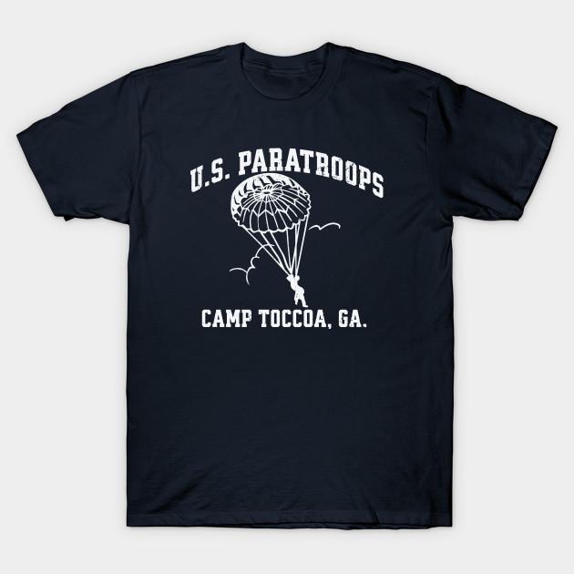 Men Black Print T-shirt Us Paratroops, Camp Toccoa - Ww2 Vintage No-Cut Transfer Paper Print Cotton Tshirt 4XL Темно-синій
Men Black Print T-shirt Us Paratroops, Camp Toccoa - Ww2 Vintage No-Cut Transfer Paper Print Cotton Tshirt 4XL Темно-синій