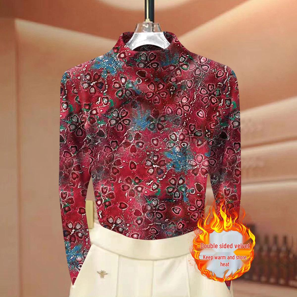 Women s Ribbed Plush Base Layer Top - Middle-aged and Elderly, Autumn/Winter, Half-High Collar, Long Sleeves, Slimming, Belly-Covering. XL (105-120 lbs)
Women s Ribbed Plush Base Layer Top - Middle-aged and Elderly, Autumn/Winter, Half-High Collar, Long Sleeves, Slimming, Belly-Covering. XL (105-120 lbs)