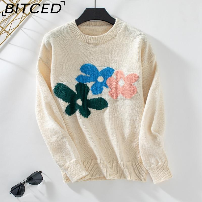 BITCED Floral Sweater Women s Fall/Winter Oversized Fashion Casual O-Neck Knit Top XL абрикосовый
BITCED Floral Sweater Women s Fall/Winter Oversized Fashion Casual O-Neck Knit Top XL абрикосовый