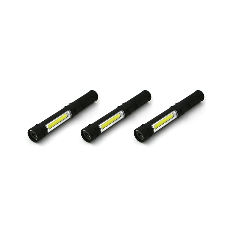 LED light battery operated hand light LED COB super strong handy light flashlight magnet magnet LED work light black set of 3
LED light battery operated hand light LED COB super strong handy light flashlight magnet magnet LED work light black set of 3