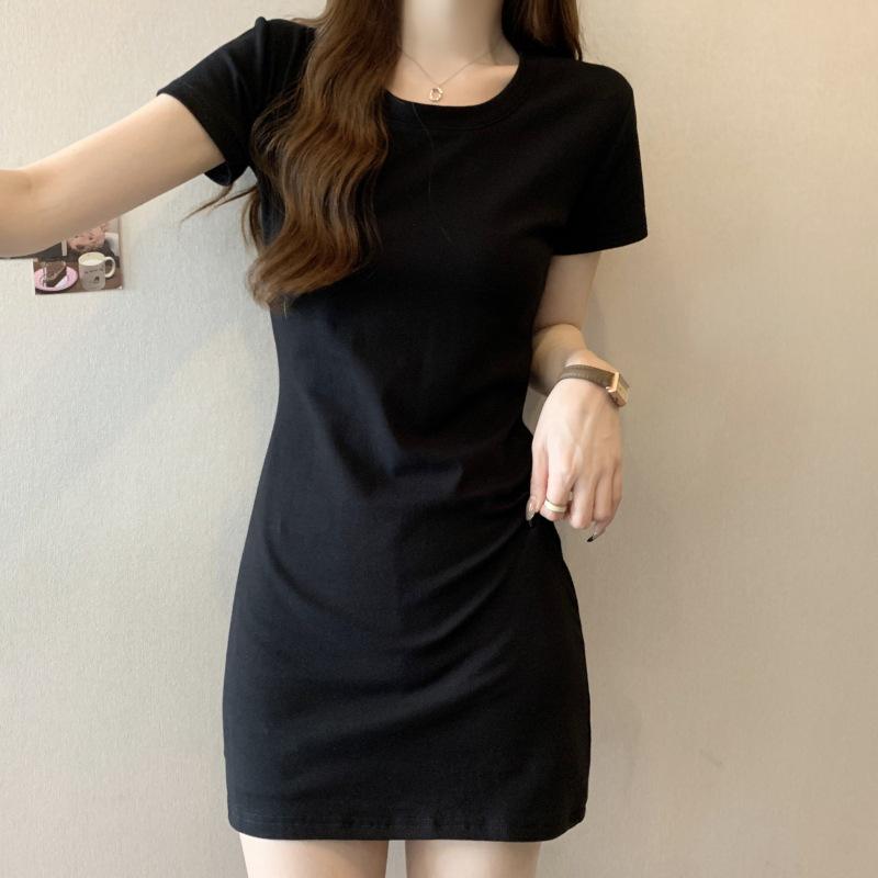 2026 Summer Minimalist Slimming Dress - 92% Cotton/8% Spandex, High-End Solid Color for Women L чёрный
2026 Summer Minimalist Slimming Dress - 92% Cotton/8% Spandex, High-End Solid Color for Women L чёрный
