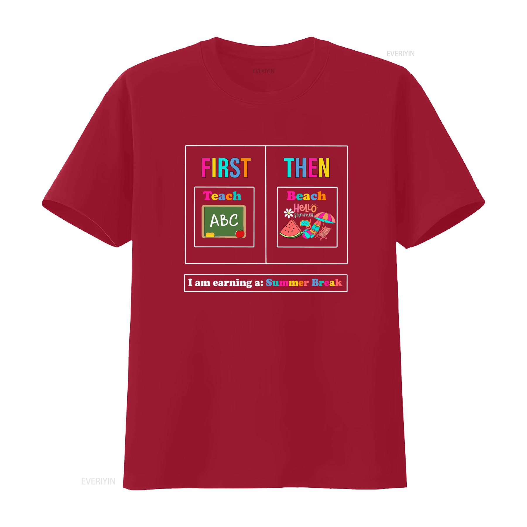 First Teach Then Beach T Shirt We Funny Teacher Summer Vacation Break vintage Washed streetwear fashion Soft homme Versatile S
First Teach Then Beach T Shirt We Funny Teacher Summer Vacation Break vintage Washed streetwear fashion Soft homme Versatile S