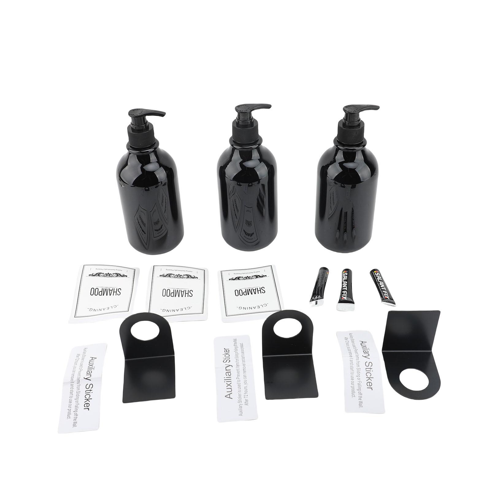 3pcs Shampoo Dispensers Round Shoulder 500ml Refillable PET Wall Soap Dispensers for Conditioner Body Wash Cosmetics
3pcs Shampoo Dispensers Round Shoulder 500ml Refillable PET Wall Soap Dispensers for Conditioner Body Wash Cosmetics
