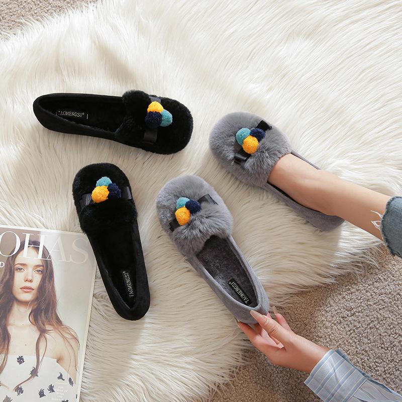 T29 2025 autumn and winter new thick-soled round head rabbit fur suede shoes lazy Doudou shoes women 33 сірий колір
T29 2025 autumn and winter new thick-soled round head rabbit fur suede shoes lazy Doudou shoes women 33 сірий колір