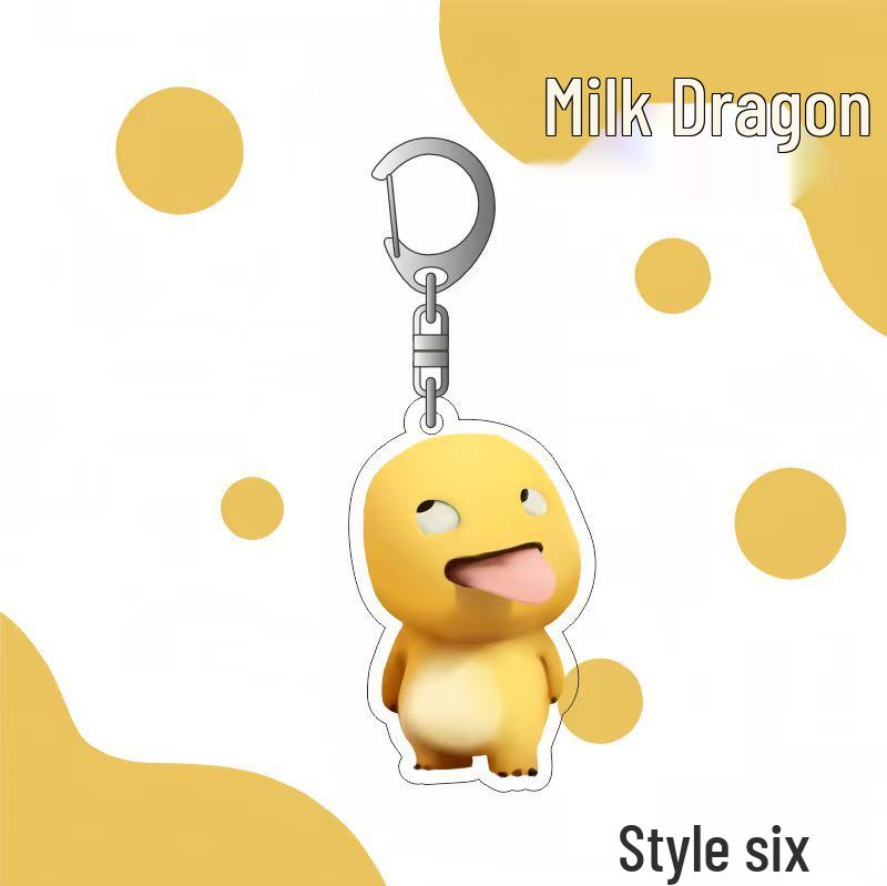 Goofy Milk Dragon Cartoon Acrylic Keychain Pendant
Goofy Milk Dragon Cartoon Acrylic Keychain Pendant