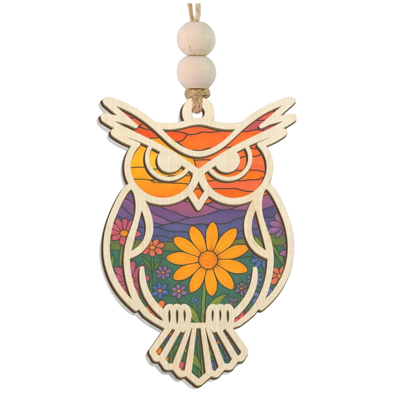 Owl Suncatcher Ornaments With Card ,Thank You Gift Ideas, one size
Owl Suncatcher Ornaments With Card ,Thank You Gift Ideas, one size