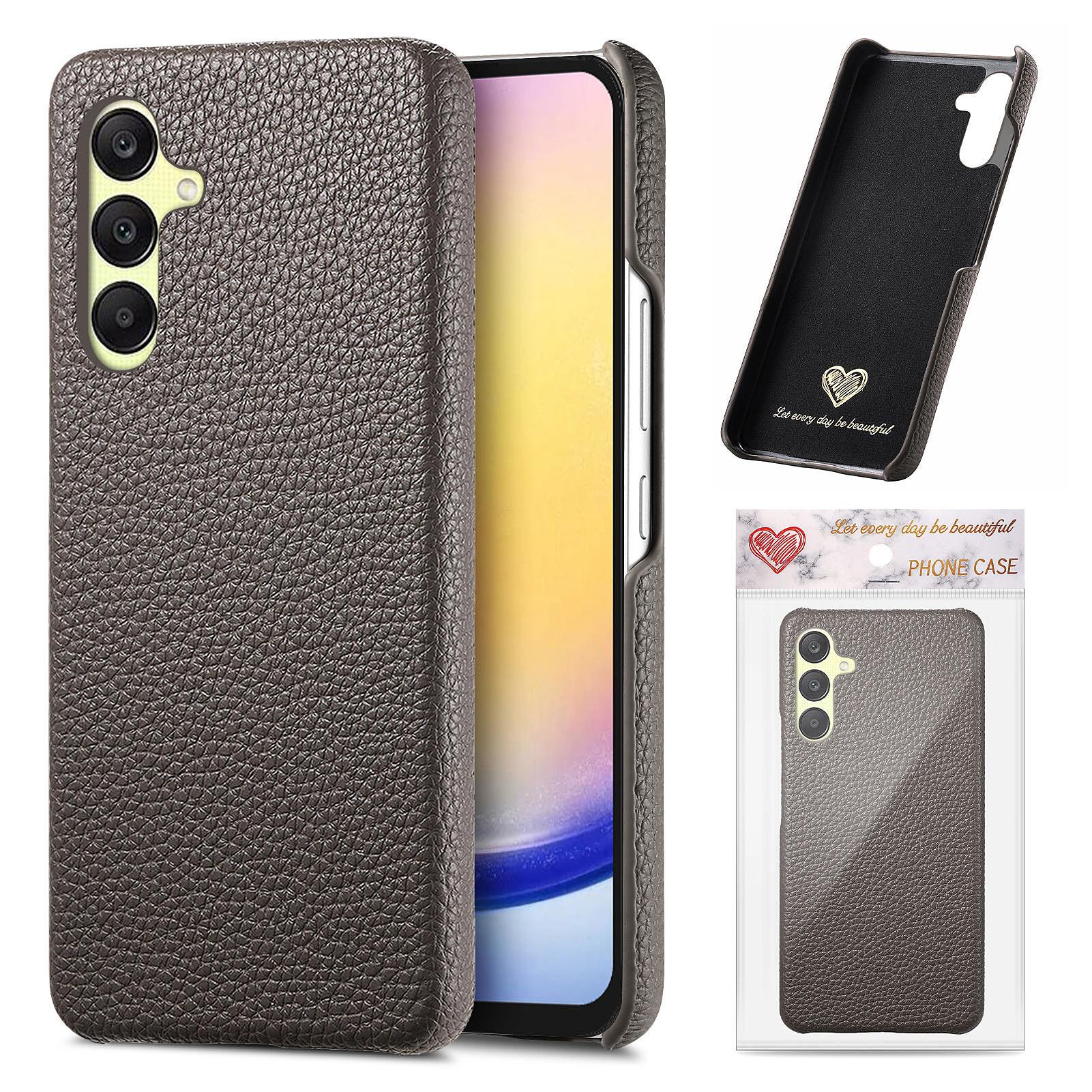 Для Samsung Galaxy S24 Чохол Шкіряне покриття з текстурою лічі ПК Мобільна задня кришка Silver Grey
Для Samsung Galaxy S24 Чохол Шкіряне покриття з текстурою лічі ПК Мобільна задня кришка Silver Grey