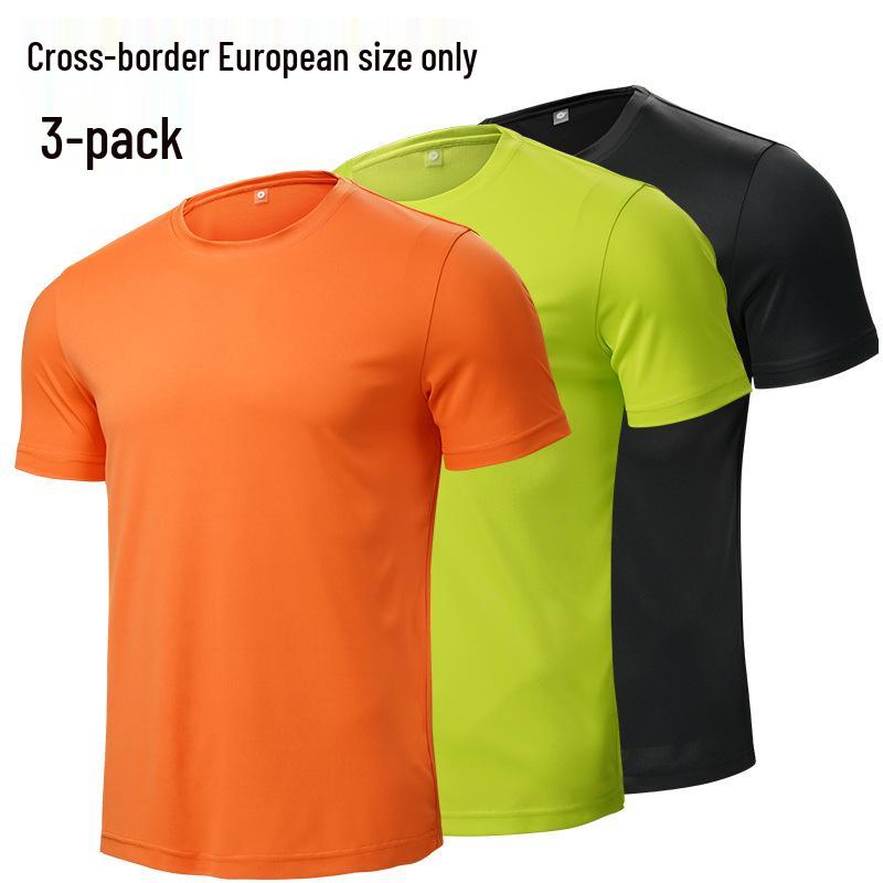 European-Size 3-Piece Quick-Dry Crew Neck Short Sleeve Sports Set: Breathable Casual Running & Fitness Wear XL (European)
European-Size 3-Piece Quick-Dry Crew Neck Short Sleeve Sports Set: Breathable Casual Running & Fitness Wear XL (European)