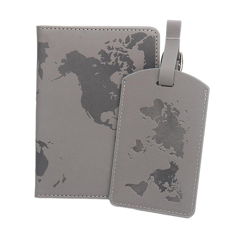 Карта мира Обложка-чехол для паспорта из ПУ кожи и набор бирок для чемодана/багажной сумки, дорожные аксессуары, кошелек-органайзер серый
Карта мира Обложка-чехол для паспорта из ПУ кожи и набор бирок для чемодана/багажной сумки, дорожные аксессуары, кошелек-органайзер серый