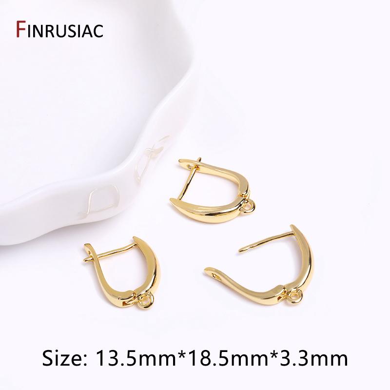18K Gold Plated Earring Hooks, High Quality Women Earring Findings, DIY Earwire Earrings Jewelry Making Supplies Wholesale 1 pair
18K Gold Plated Earring Hooks, High Quality Women Earring Findings, DIY Earwire Earrings Jewelry Making Supplies Wholesale 1 pair