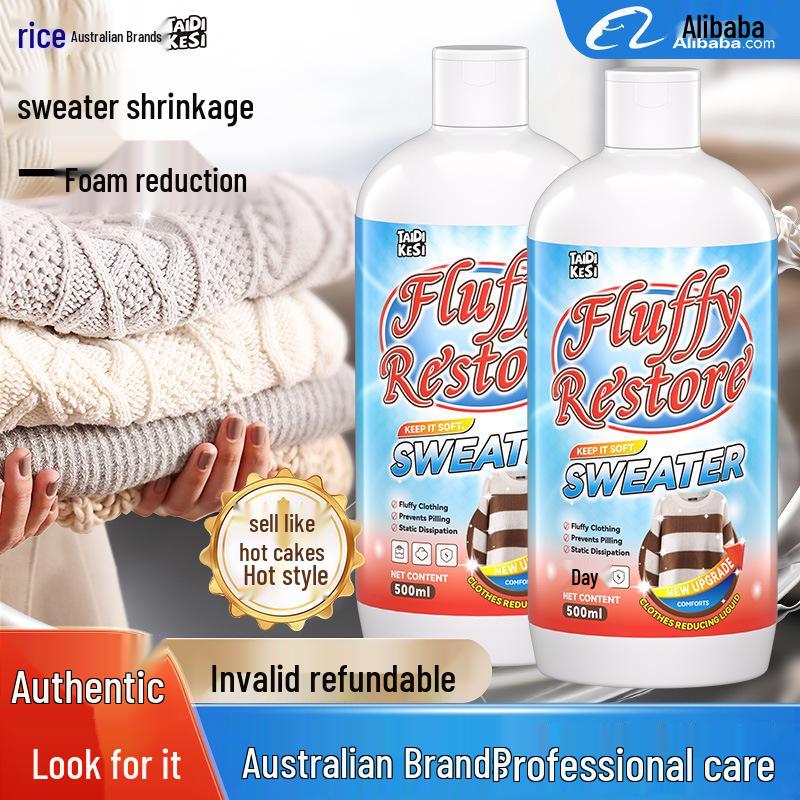 Shrinkage Restorer & Fluff Enhancer for Wool Sweaters and Coats
Shrinkage Restorer & Fluff Enhancer for Wool Sweaters and Coats