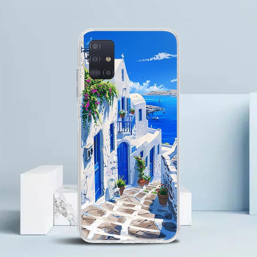 Greece In Summer Santorini Soft Cover for Samsung Galaxy A12 A22 A32 A52 A72 A02S Phone Case Note 20 Ultra 10 S10 Plus A51 A71 A Samsung A02
Greece In Summer Santorini Soft Cover for Samsung Galaxy A12 A22 A32 A52 A72 A02S Phone Case Note 20 Ultra 10 S10 Plus A51 A71 A Samsung A02