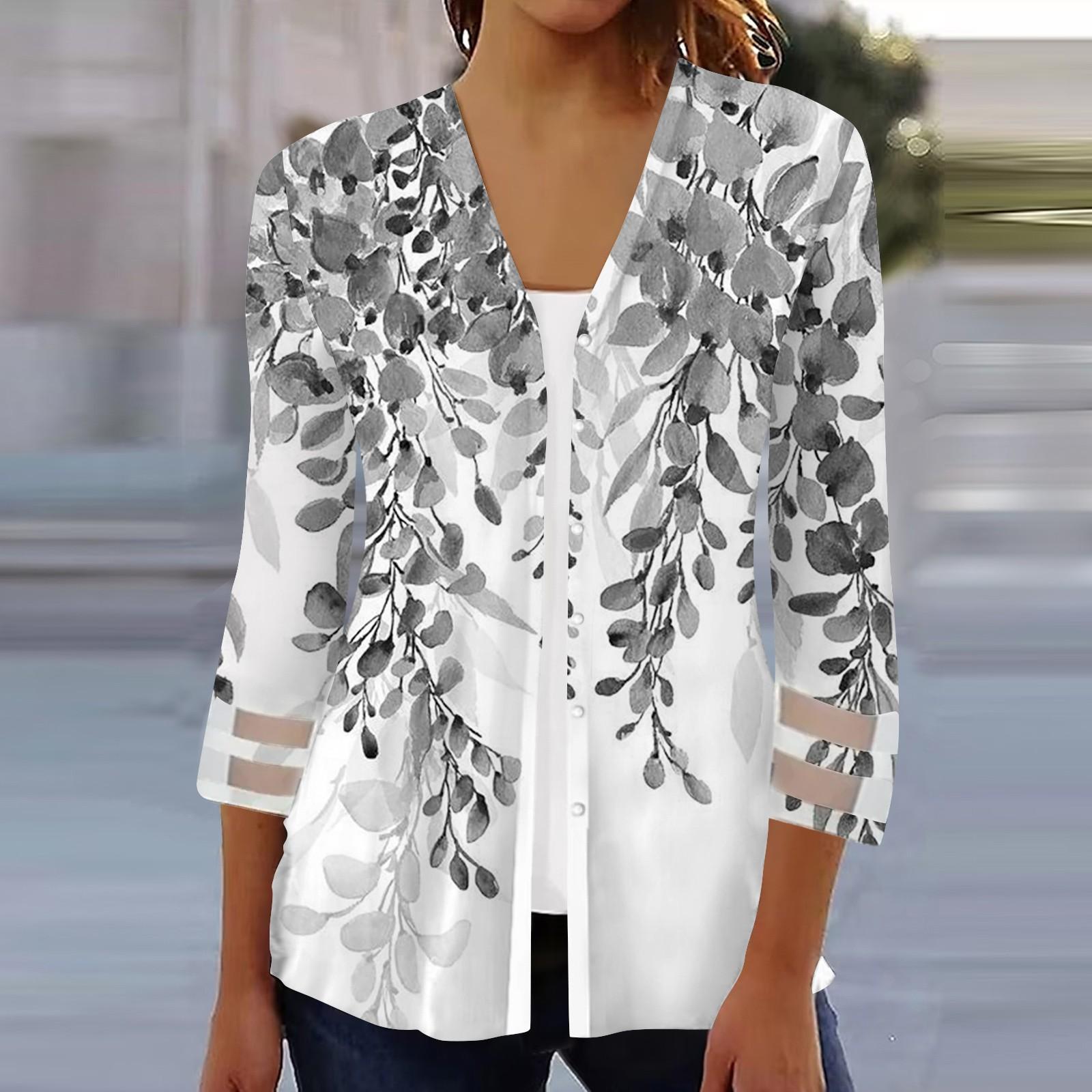 Женская свободная повседневная рубашка с принтом и рукавами три четверти, сетчатая рубашка на пуговицах, кардиган, топ XXL серый
Женская свободная повседневная рубашка с принтом и рукавами три четверти, сетчатая рубашка на пуговицах, кардиган, топ XXL серый