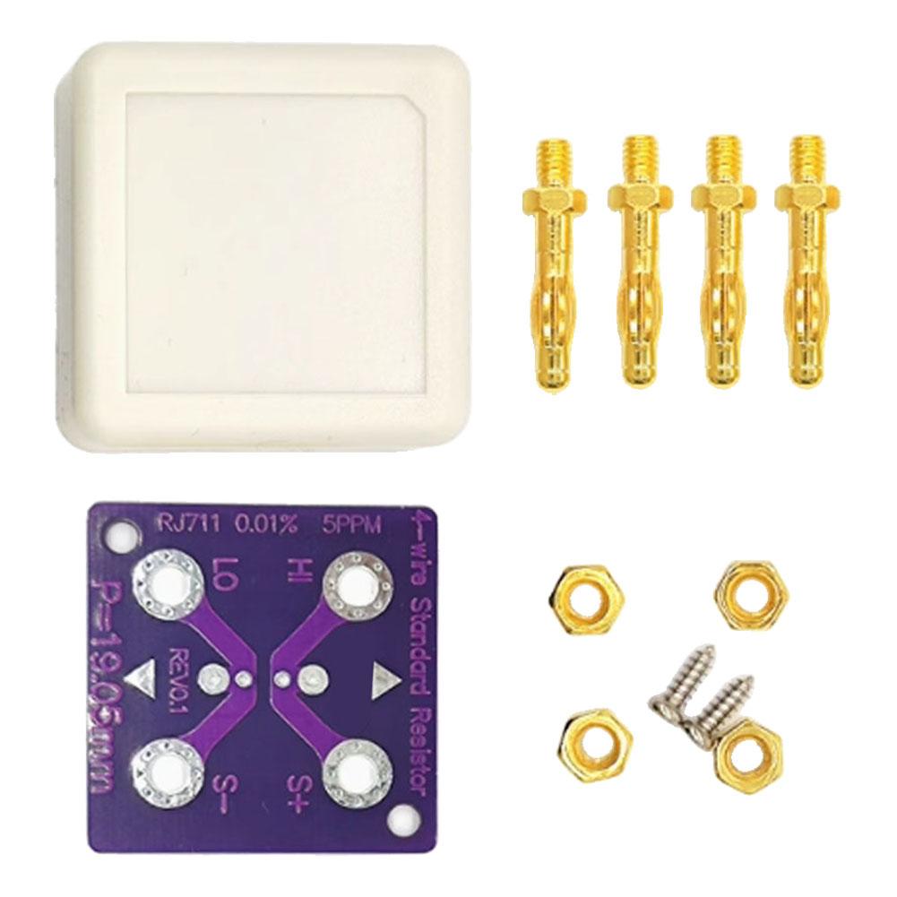 4-wire Calibration DMM Short Socket Standard Resistance Source Tool Low Resistance Resistor Position Standard Resistance Source
4-wire Calibration DMM Short Socket Standard Resistance Source Tool Low Resistance Resistor Position Standard Resistance Source
