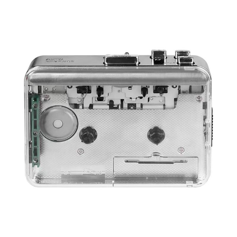 Portable Clear Stereo Auto Reverse Cassette Player Convert Tape to MP3 USB Converter Wheel Movement Speaker Accessories 1
Portable Clear Stereo Auto Reverse Cassette Player Convert Tape to MP3 USB Converter Wheel Movement Speaker Accessories 1