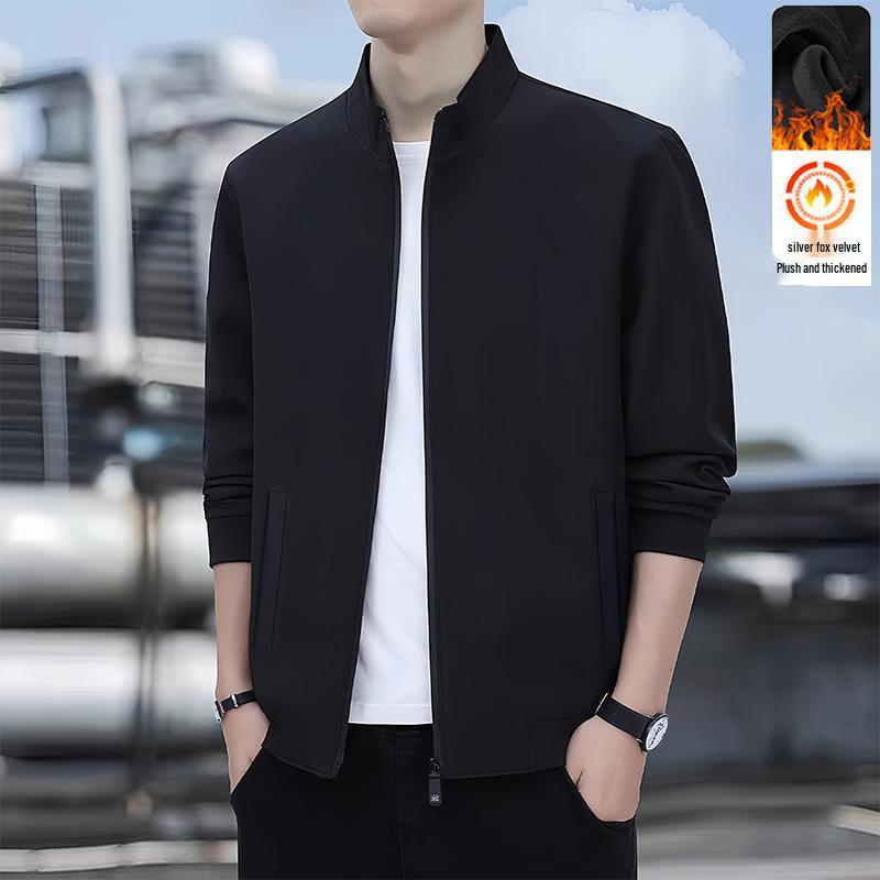 2025 Autumn/Winter Plus Velvet Men s Stand-Up Collar Business Jacket for Middle-Aged and Elderly. L (for 100-115 lbs)
2025 Autumn/Winter Plus Velvet Men s Stand-Up Collar Business Jacket for Middle-Aged and Elderly. L (for 100-115 lbs)