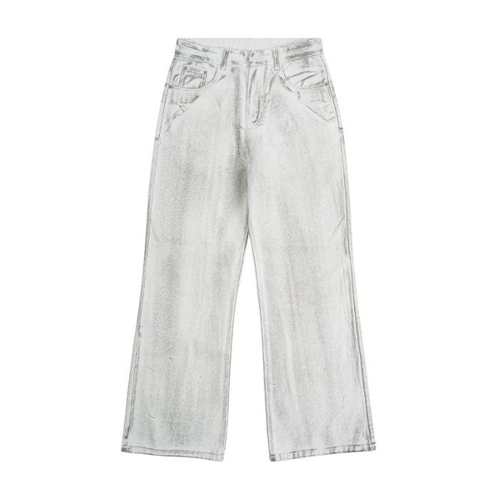 Весенне-летние американские джинсы грязного белого цвета, мужские прямые свободные брюки с индивидуальностью, универсальные 3XL
Весенне-летние американские джинсы грязного белого цвета, мужские прямые свободные брюки с индивидуальностью, универсальные 3XL