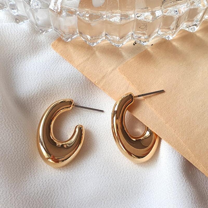 Inroa Earrings Clean Gold Bold Silver Women s Earrings gold
Inroa Earrings Clean Gold Bold Silver Women s Earrings gold