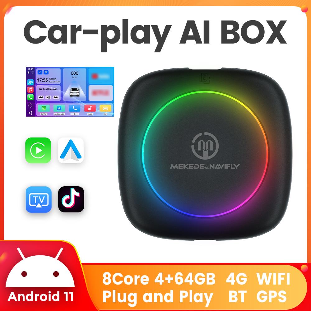 Автомобильные аксессуары - беспроводной адаптер CarPlay для Android 11 Android Auto AI BOX USB Plug and Play для универсальной поддержки автомобиля YouTube Netflix Iptv Spotify
Автомобильные аксессуары - беспроводной адаптер CarPlay для Android 11 Android Auto AI BOX USB Plug and Play для универсальной поддержки автомобиля YouTube Netflix Iptv Spotify