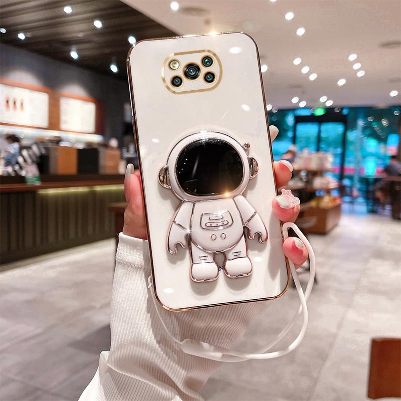 Pocox3 Astronaut Holder Plating Case On For Xiaomi Mi Poco X3 Nfc M4 X4 F5 X5 Pro C55 C65 F3 M3 X3pro C40 Lanyard Silicone Cover poco c65
Pocox3 Astronaut Holder Plating Case On For Xiaomi Mi Poco X3 Nfc M4 X4 F5 X5 Pro C55 C65 F3 M3 X3pro C40 Lanyard Silicone Cover poco c65