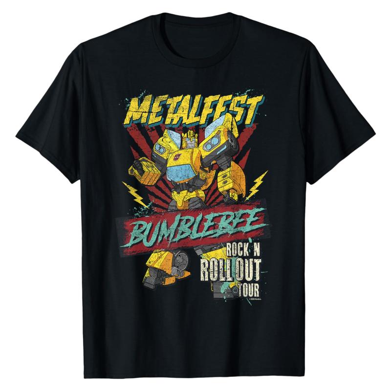 Bumblebee Transformers TShirt Autobot Rock N Roll Graphic Print Crew Neck 100 Cotton Trendy Casual High Street Tops M
Bumblebee Transformers TShirt Autobot Rock N Roll Graphic Print Crew Neck 100 Cotton Trendy Casual High Street Tops M