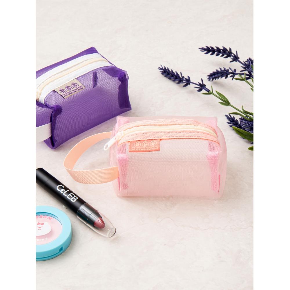 Мини-сумочка-сетка Daiso с двухцветной ручкой, розового и фиолетового цвета Выберите 1 purple
Мини-сумочка-сетка Daiso с двухцветной ручкой, розового и фиолетового цвета Выберите 1 purple